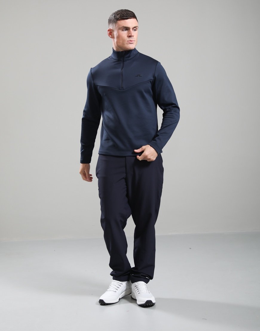 J.Lindeberg Maclean Quarter Zip Hd Mid Layer JL Navy