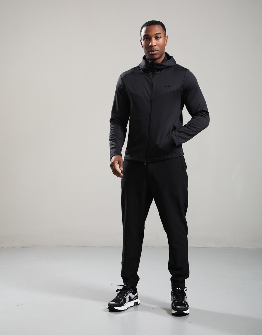 J.Lindeberg Maclean Zip Hoodie Black