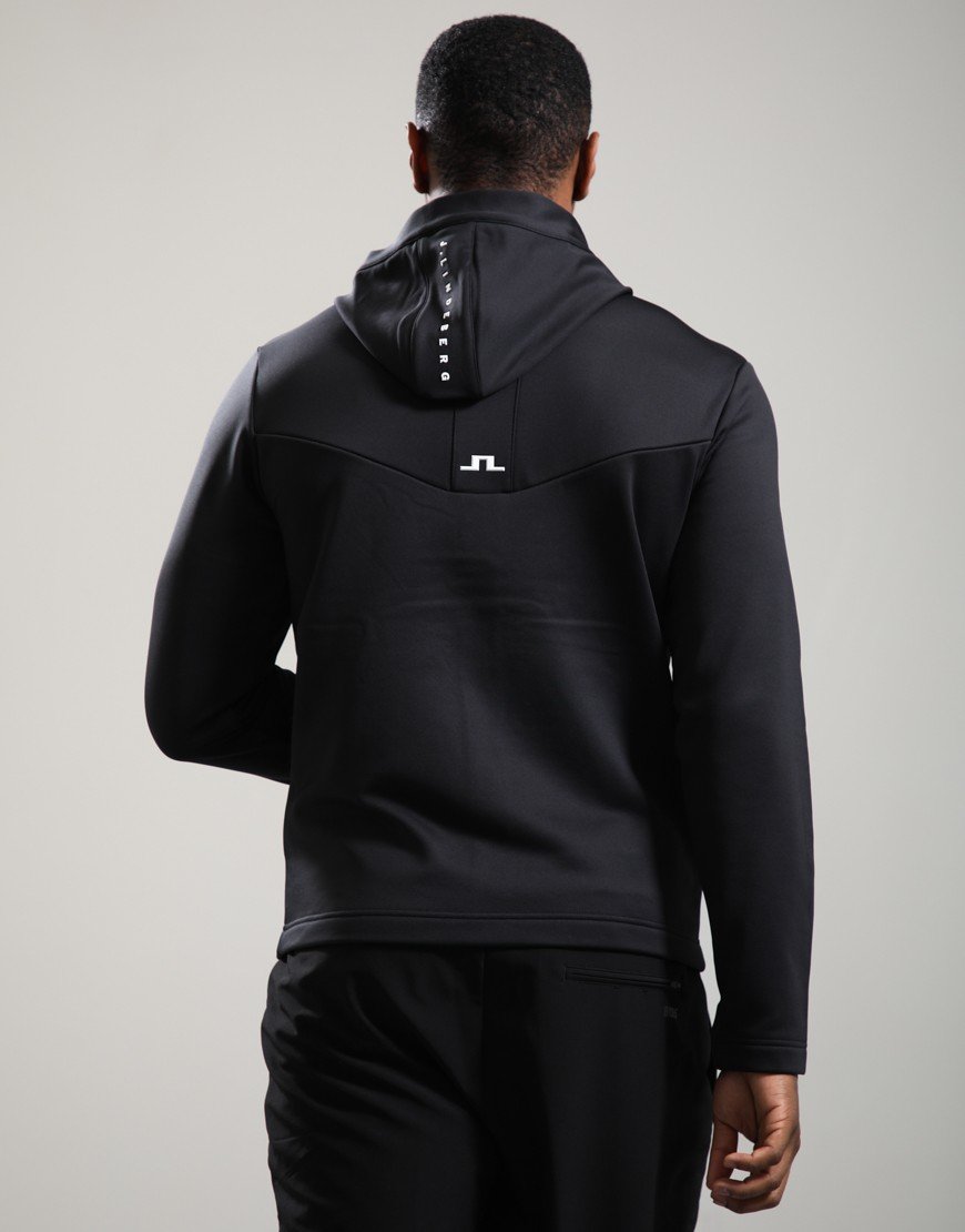 J.Lindeberg Maclean Zip Hoodie Black