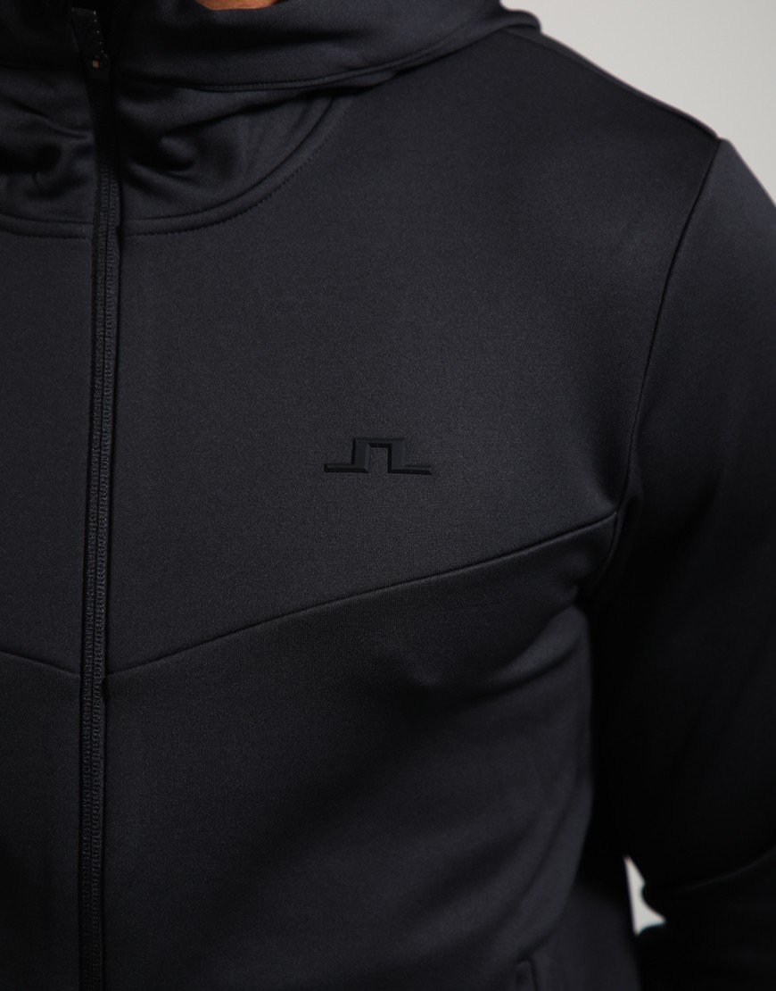 J.Lindeberg Maclean Zip Hoodie Black