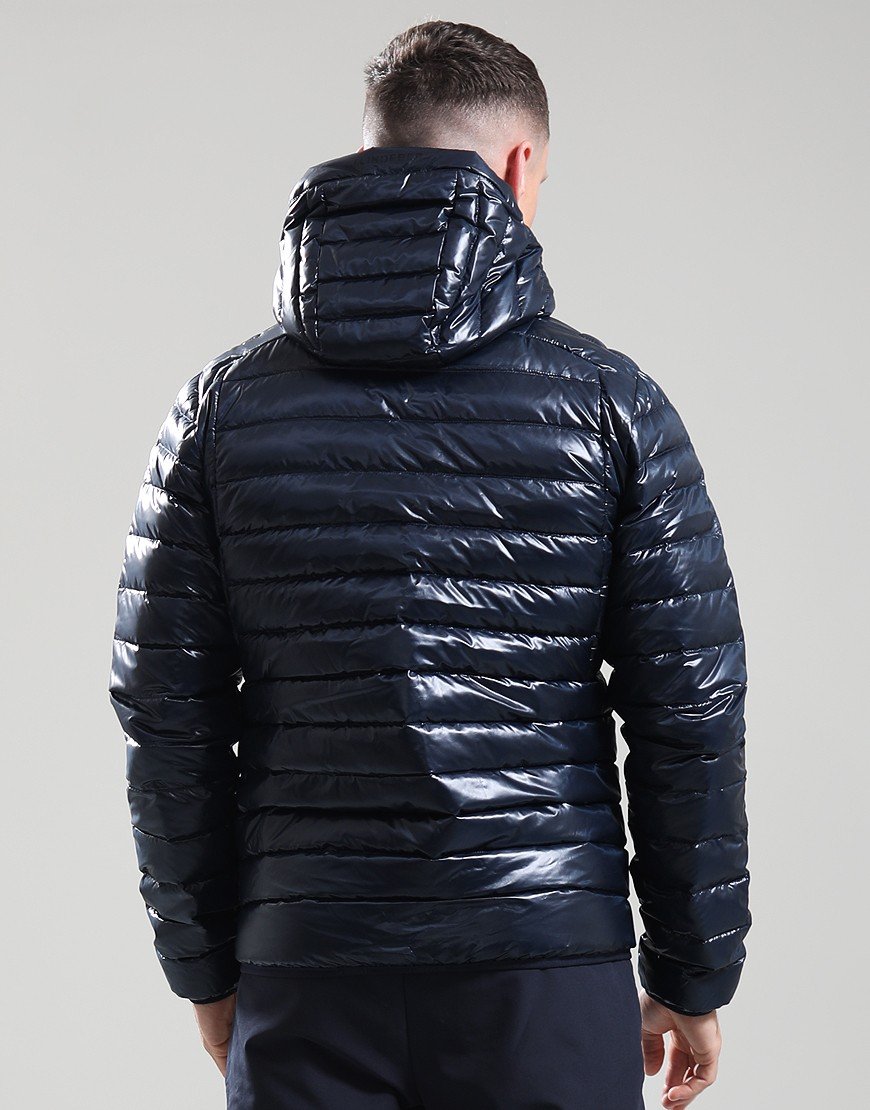 J.Lindeberg Oden Light Down Hooded Jacket JL Navy