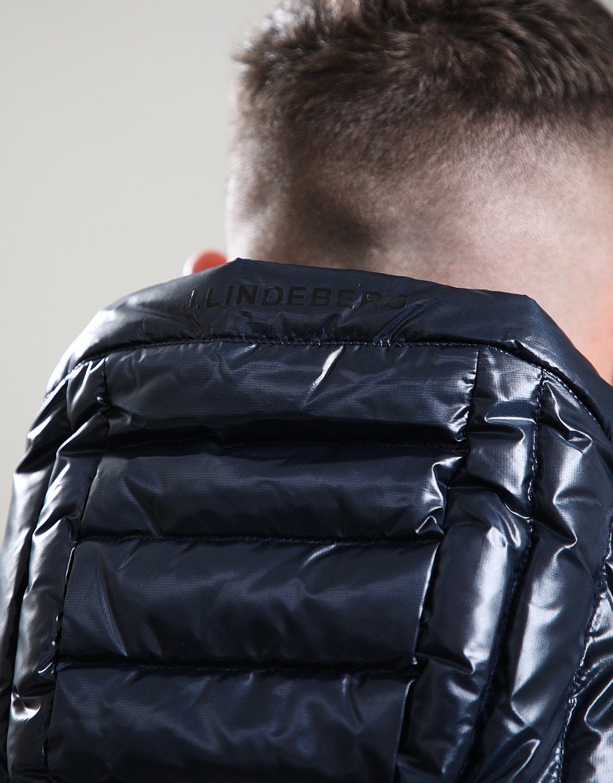 J.Lindeberg Oden Light Down Hooded Jacket JL Navy