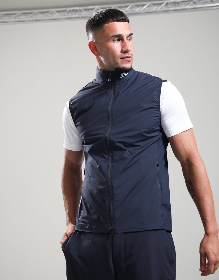 J.Lindeberg Tour Tech Packable Vest JL Navy
