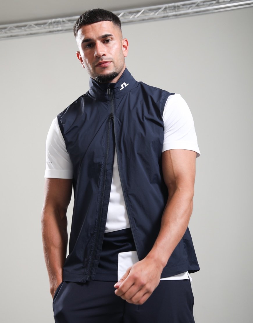 J.Lindeberg Tour Tech Packable Vest JL Navy