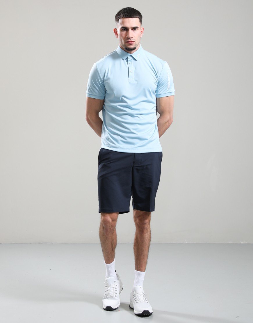 J.Lindeberg Tour Tech Polo Shirt Forget Me Not