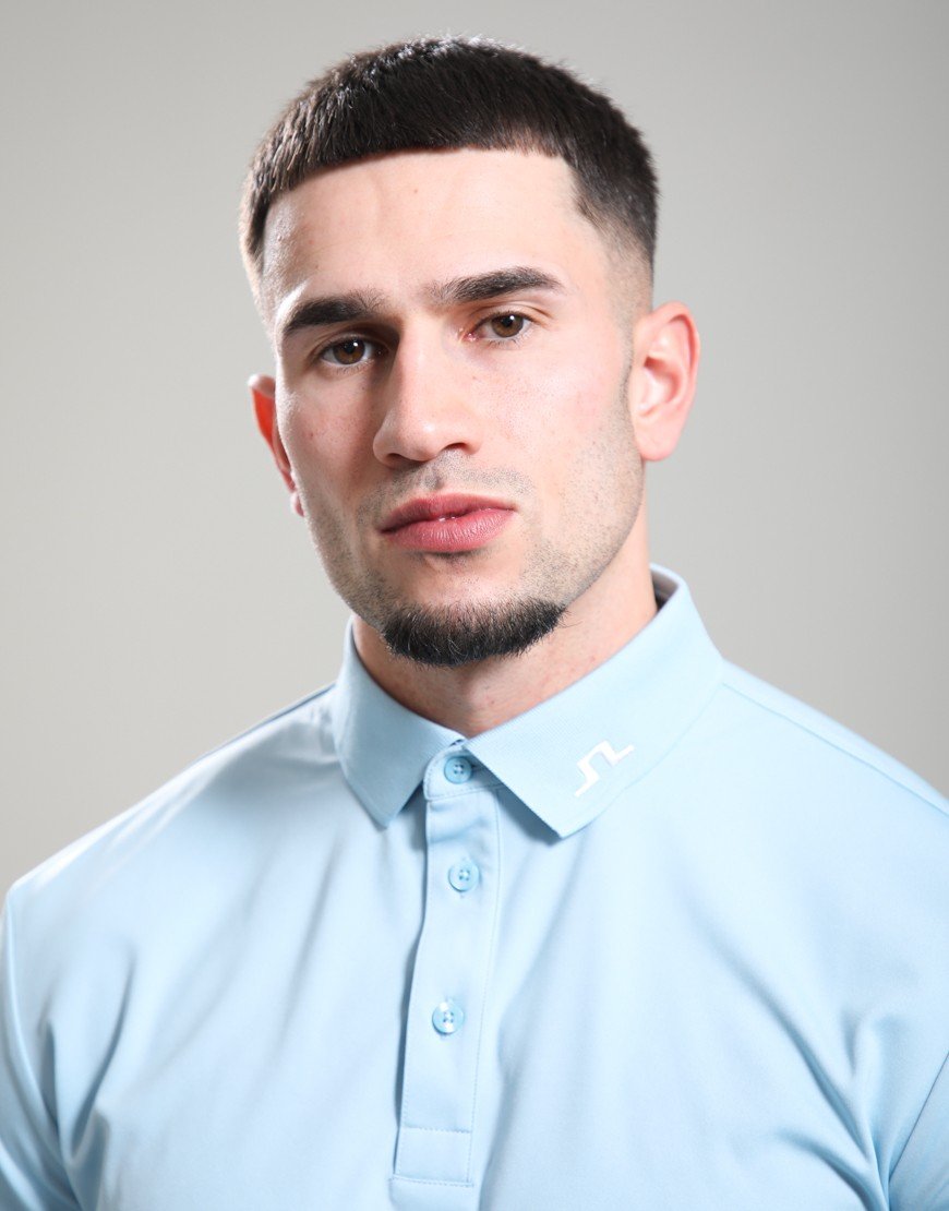 J.Lindeberg Tour Tech Polo Shirt Forget Me Not