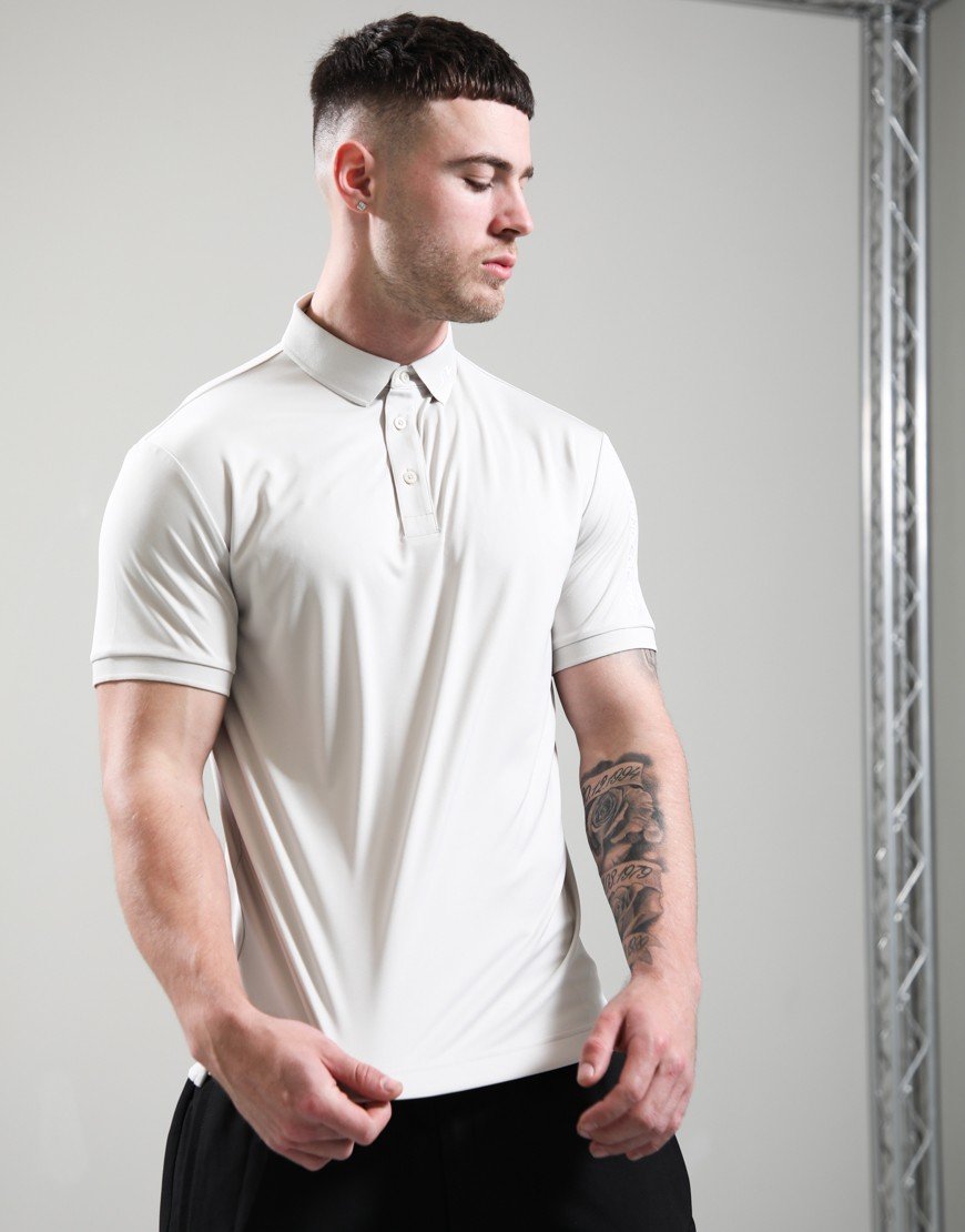 J.Lindeberg Tour Tech Polo Shirt Moonbeam