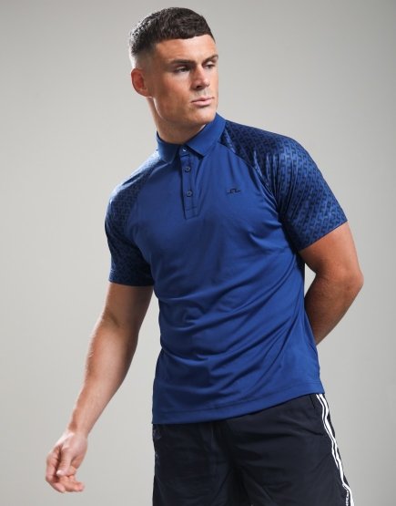 J.Lindeberg Tucker Polo Shirt Bias Bridge Tonal Estate