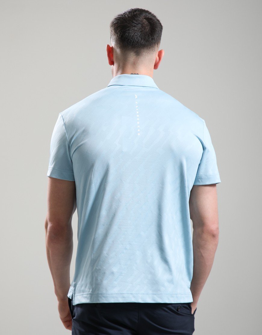 J.Lindeberg Wilhelm Polo Shirt Forget Me Not