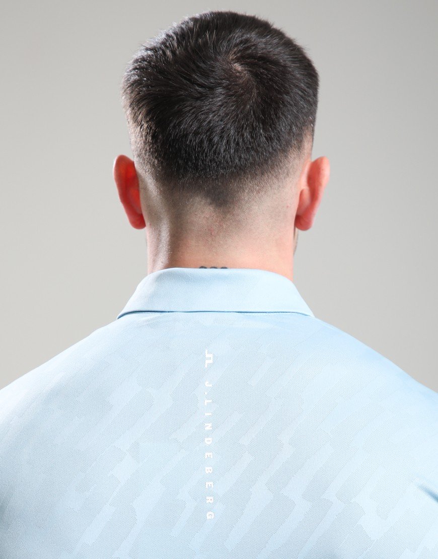 J.Lindeberg Wilhelm Polo Shirt Forget Me Not