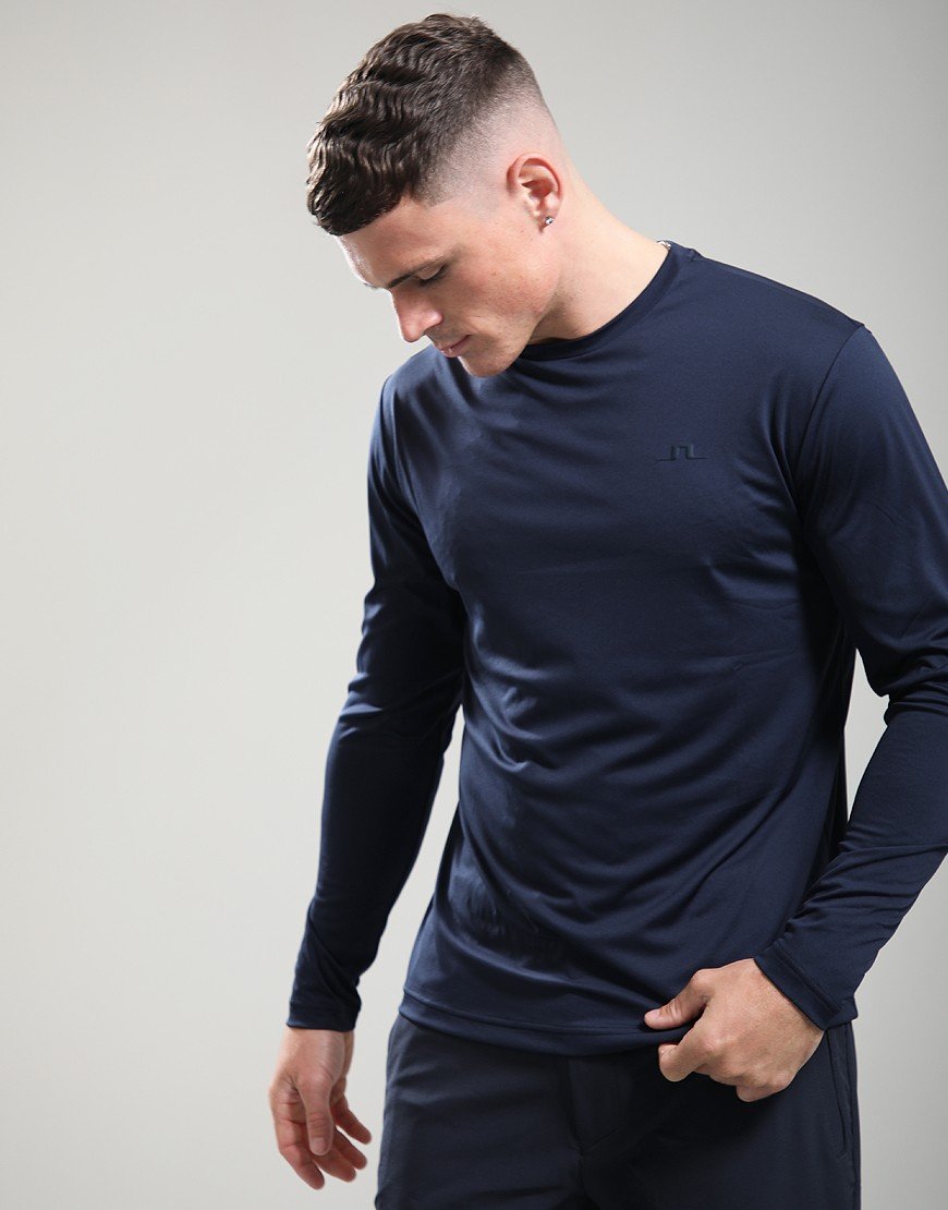 J.Lindeberg Ade Long Sleeve T-Shirt JL Navy