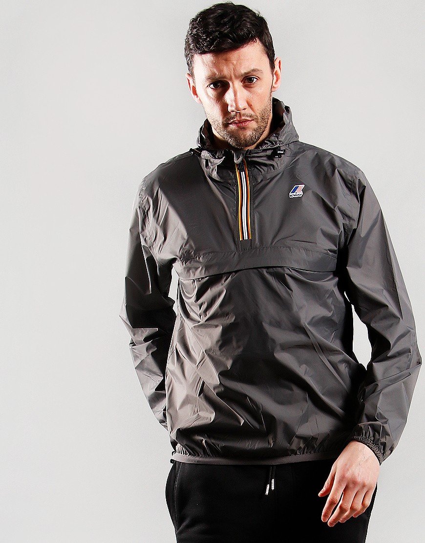k way jacket grey