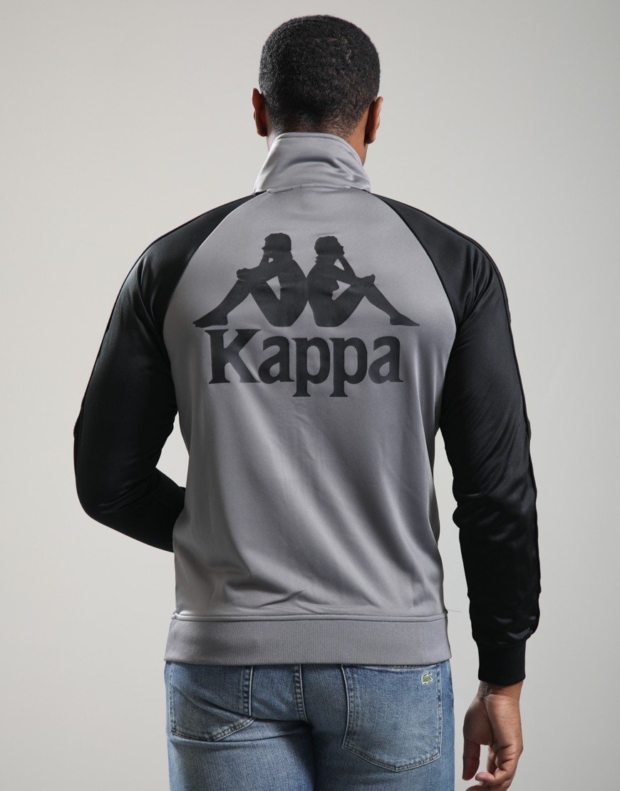 Kappa Banda Leander Track Jacket Grey Maze/Black