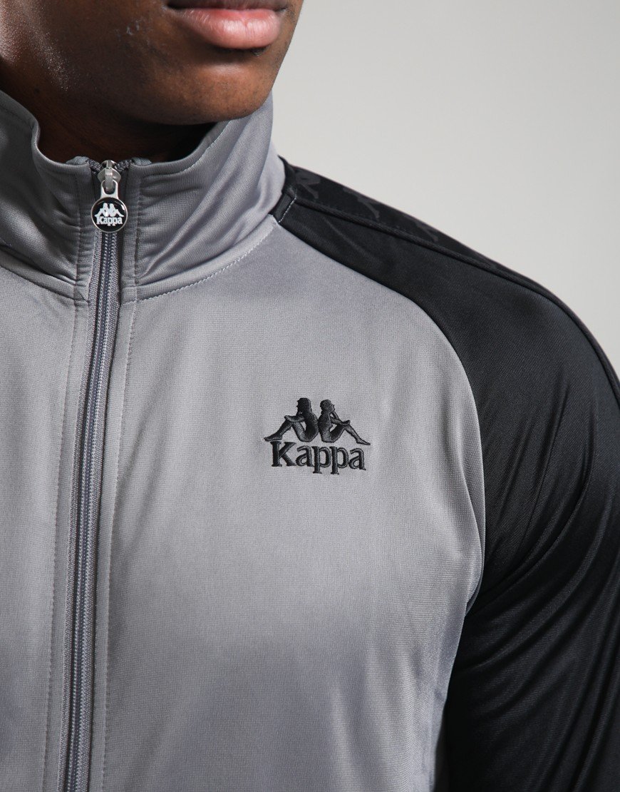 Kappa Banda Leander Track Jacket Grey Maze/Black