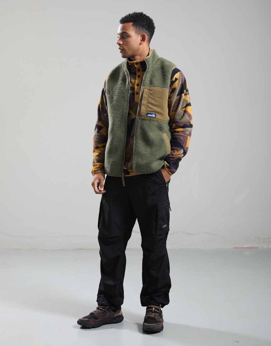 KAVU Cooper Gilet Moss Stone