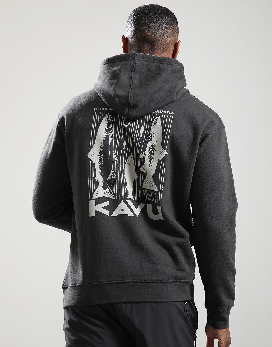 KAVU Core Hoodie Carbon Black