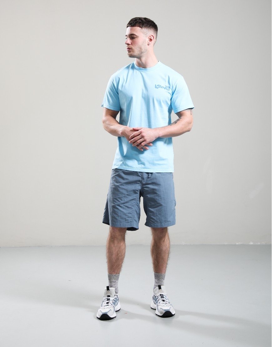 KAVU Cubed T-Shirt Sea Blue