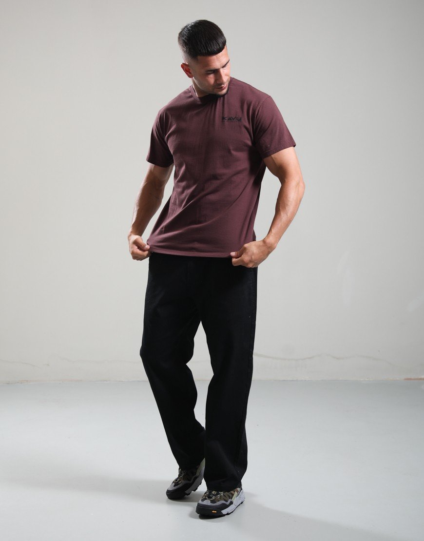 KAVU Klear Above Etch T-Shirt Cocoa Powder