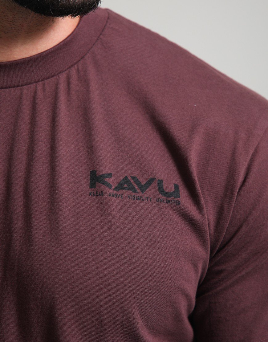 KAVU Klear Above Etch T-Shirt Cocoa Powder