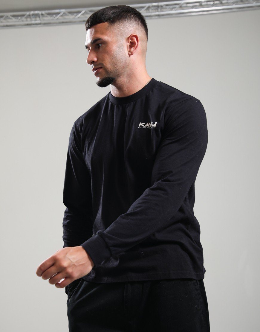 Kavu Long Sleeve Etch Art T-Shirt Black