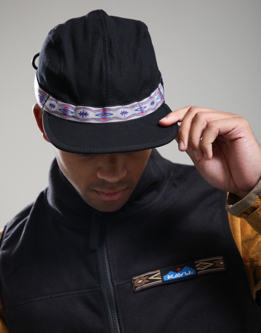 KAVU Organic Strap Cap Jet Black