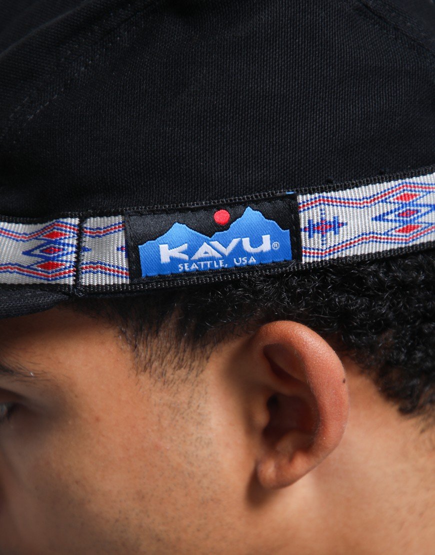 KAVU Organic Strap Cap Jet Black