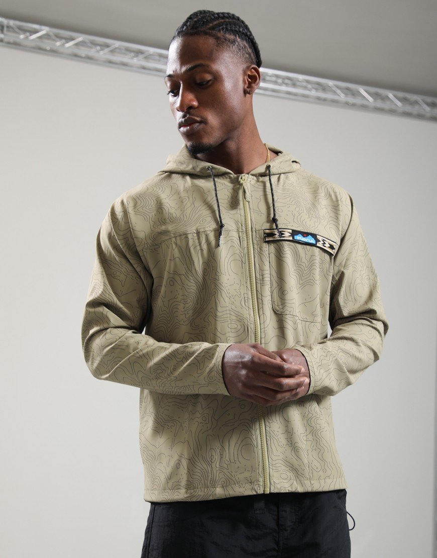 Kavu River Throwshirt Jacket Terrain Topo