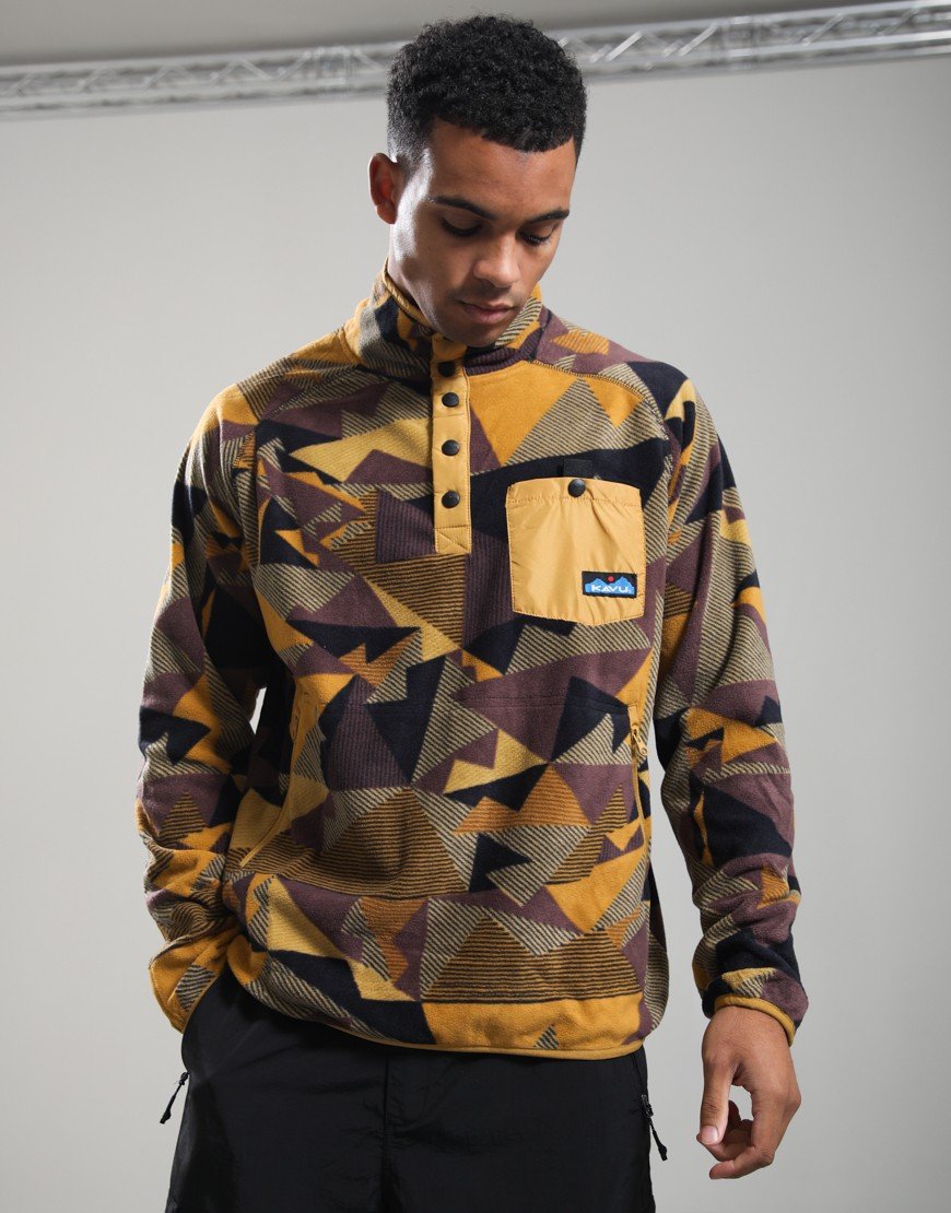 KAVU Teannaway Fleece Angle Wood