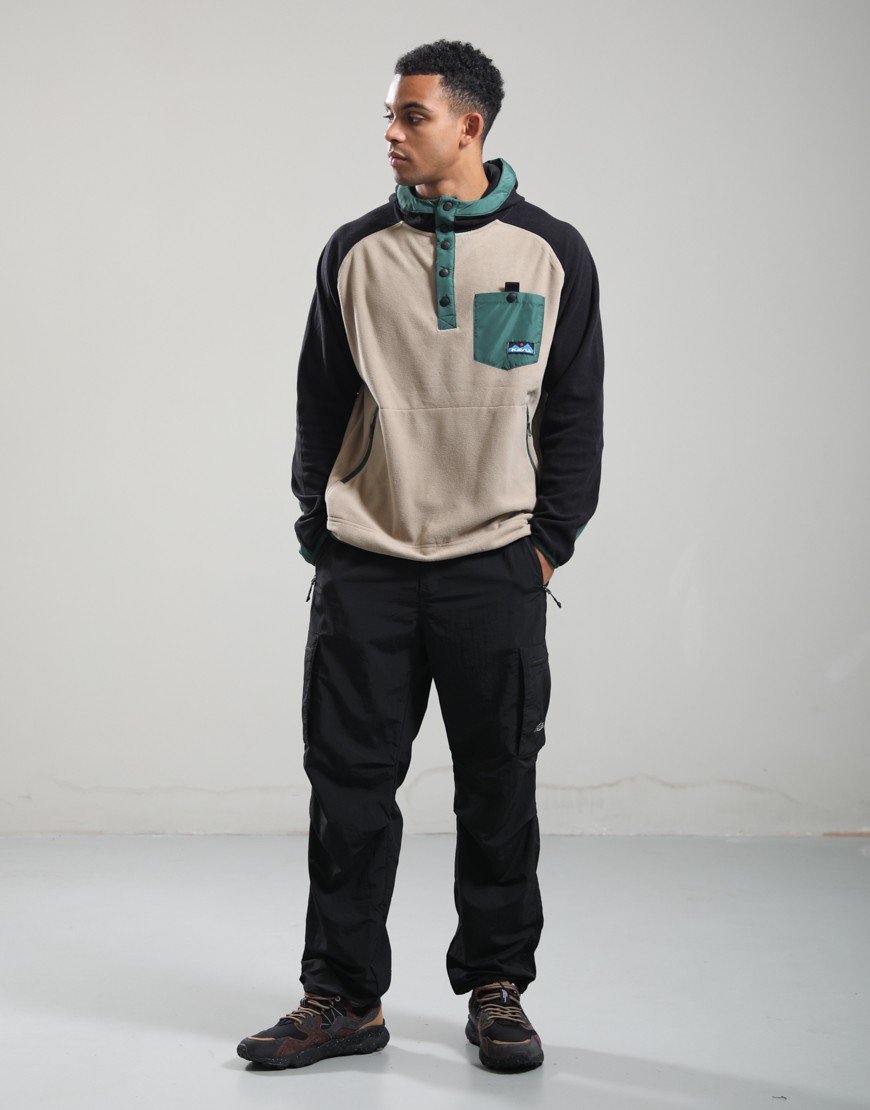 KAVU Teannaway Fleece Hoodie Blackened Oak