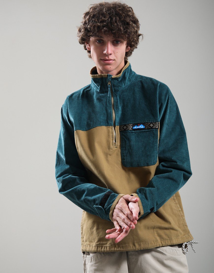 KAVU Throwshirt Flex Green Space