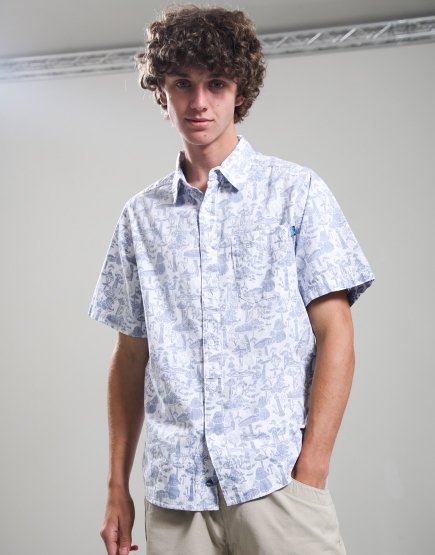 KAVU Topspot Shirt Mushroom Forest