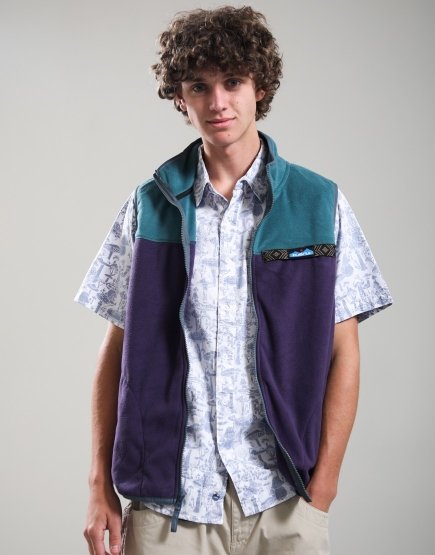 KAVU West Vest Purple Kale