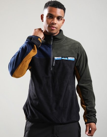 KAVU Winter Throwshirt Navy Pine