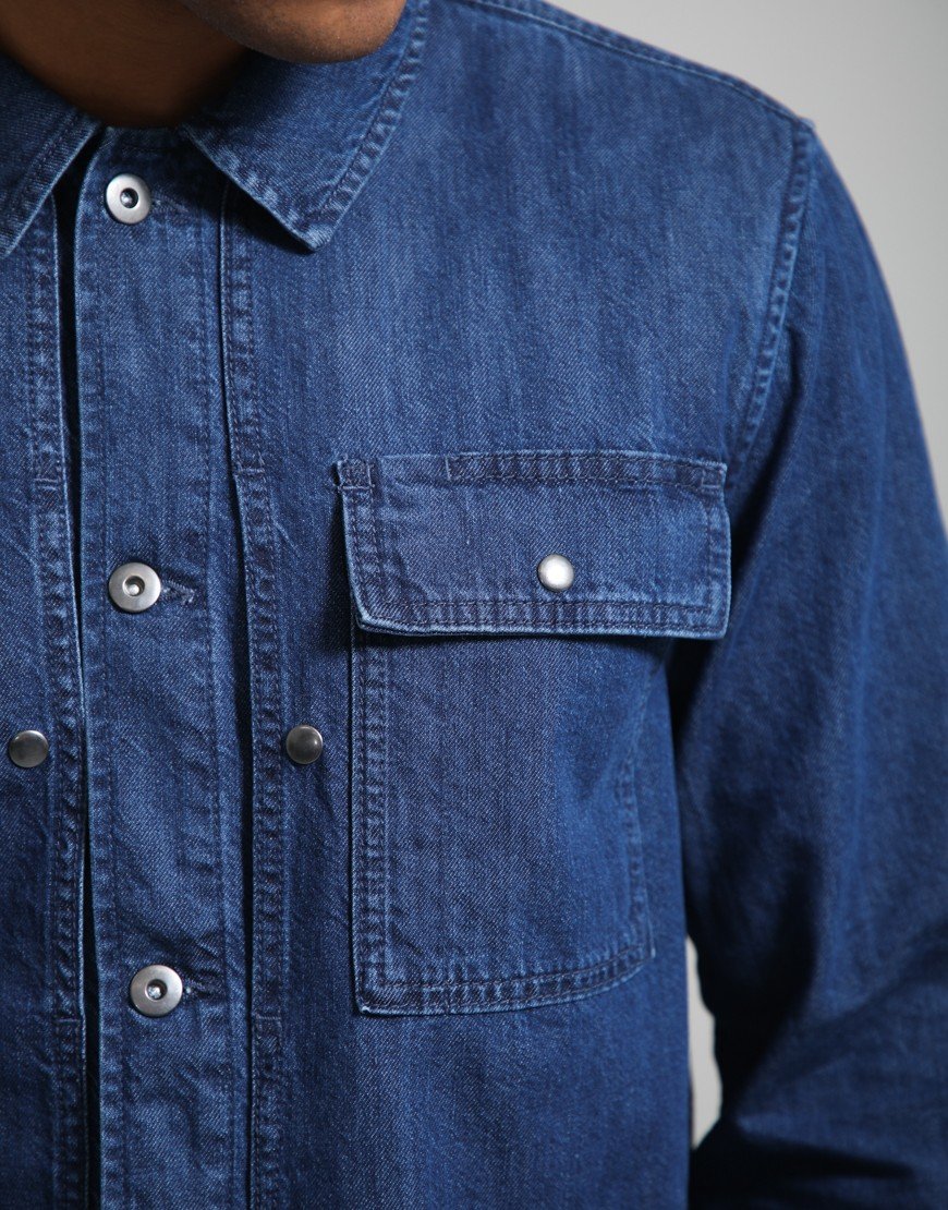 Kestin Barra Overshirt Denim