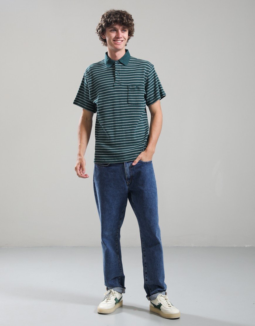 Kestin Dunn Polo Shirt Green/Ecru