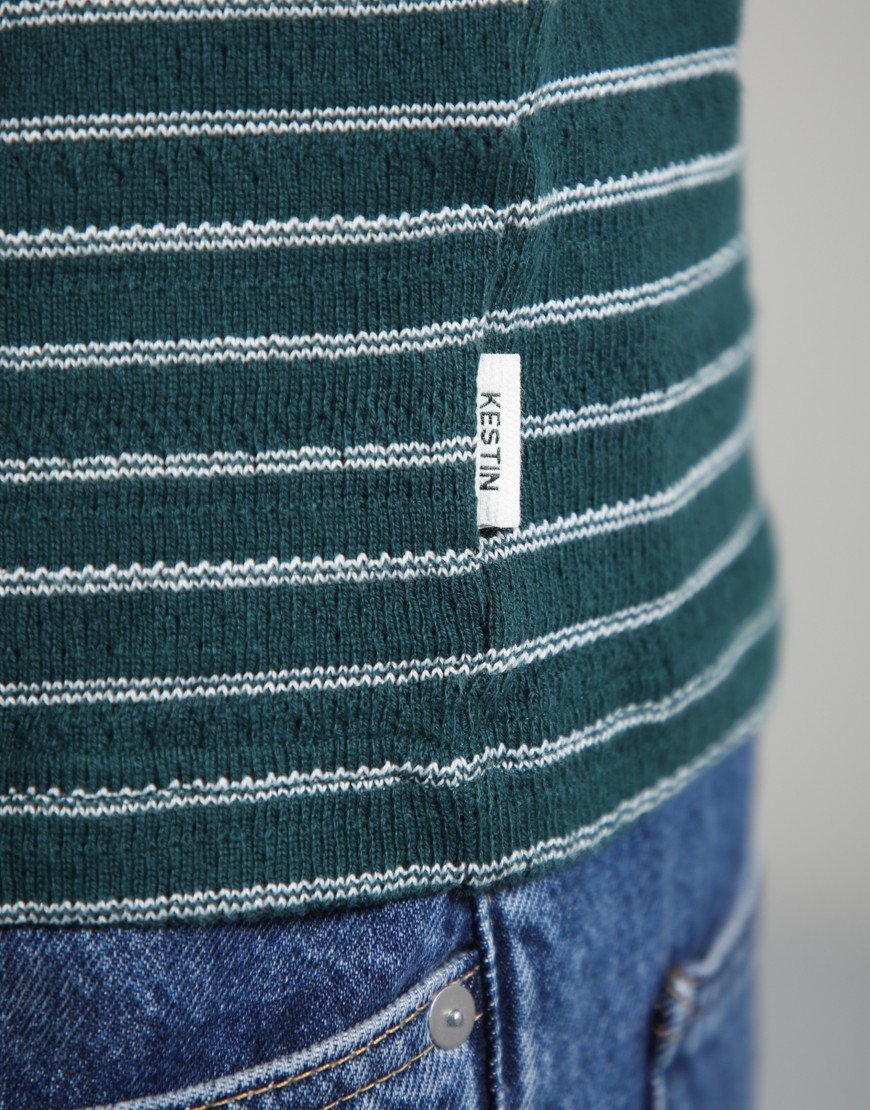 Kestin Dunn Polo Shirt Green/Ecru