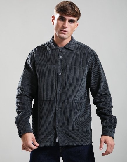 Kestin Durno Overshirt Charcoal