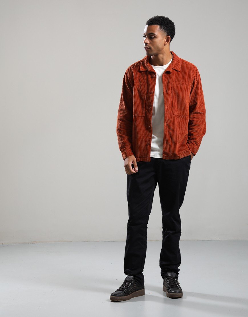 Kestin Durno Overshirt Rust Orange