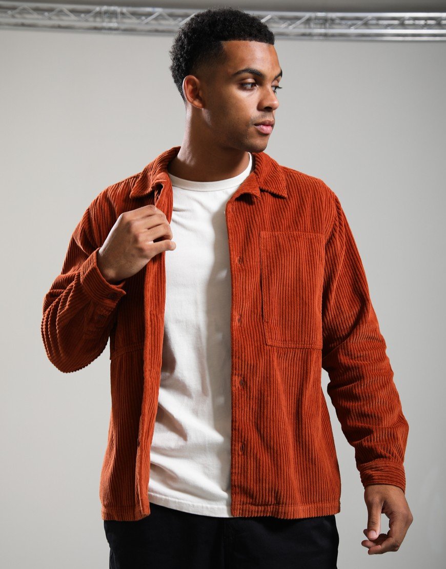 Kestin Durno Overshirt Rust Orange