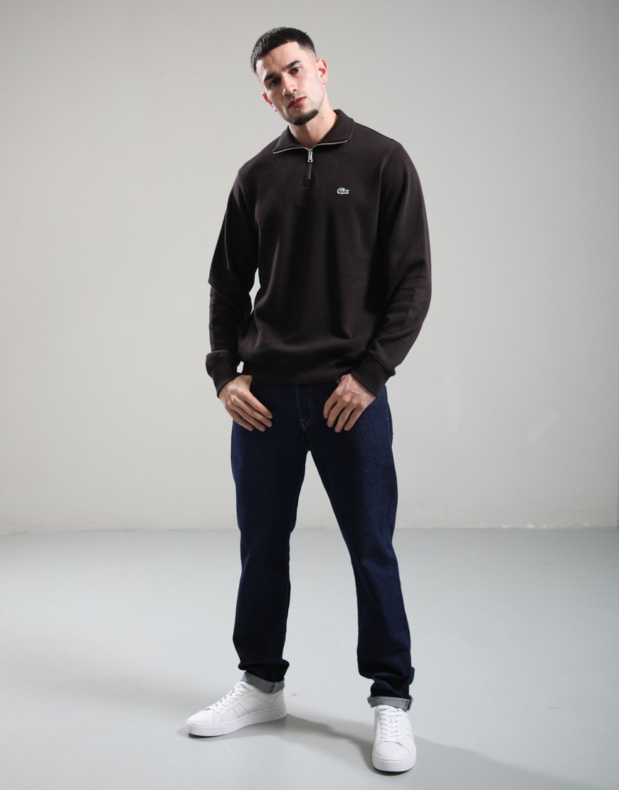 Lacoste Quarter Zip Sweat Buffalo
