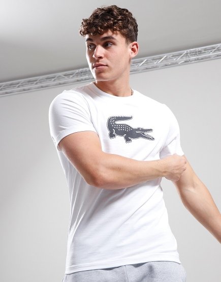 Lacoste Croc T-shirt White/Black