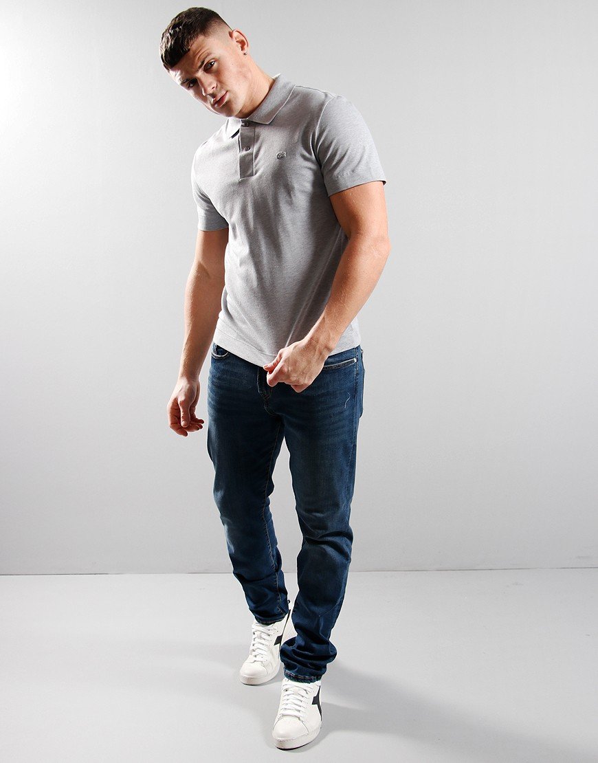 Lacoste Active Polo Shirt Heather Wall Chine