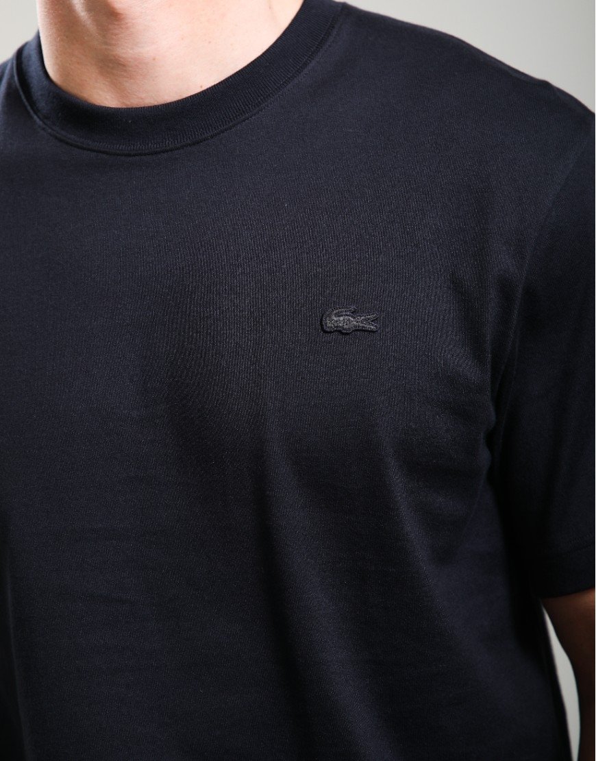Lacoste Back Print T-Shirt Blackbird