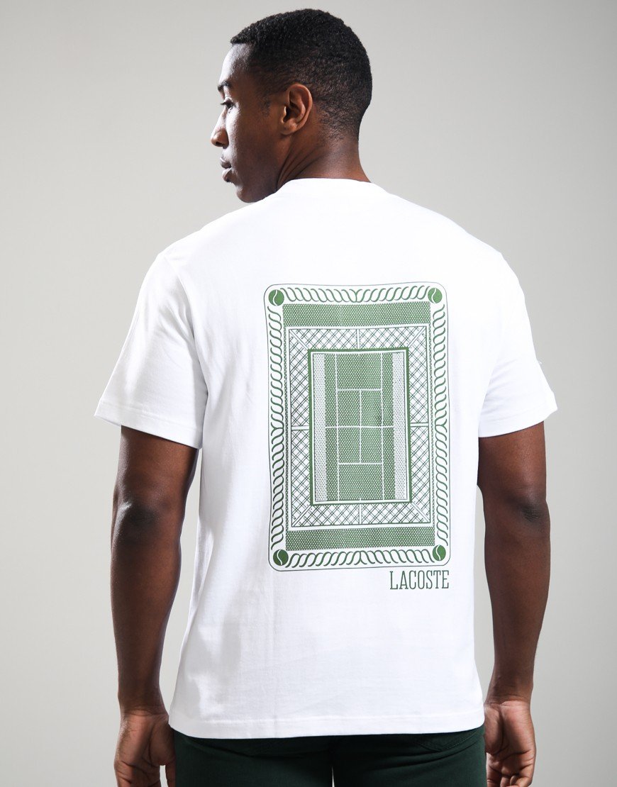 Lacoste Back Print T-Shirt White