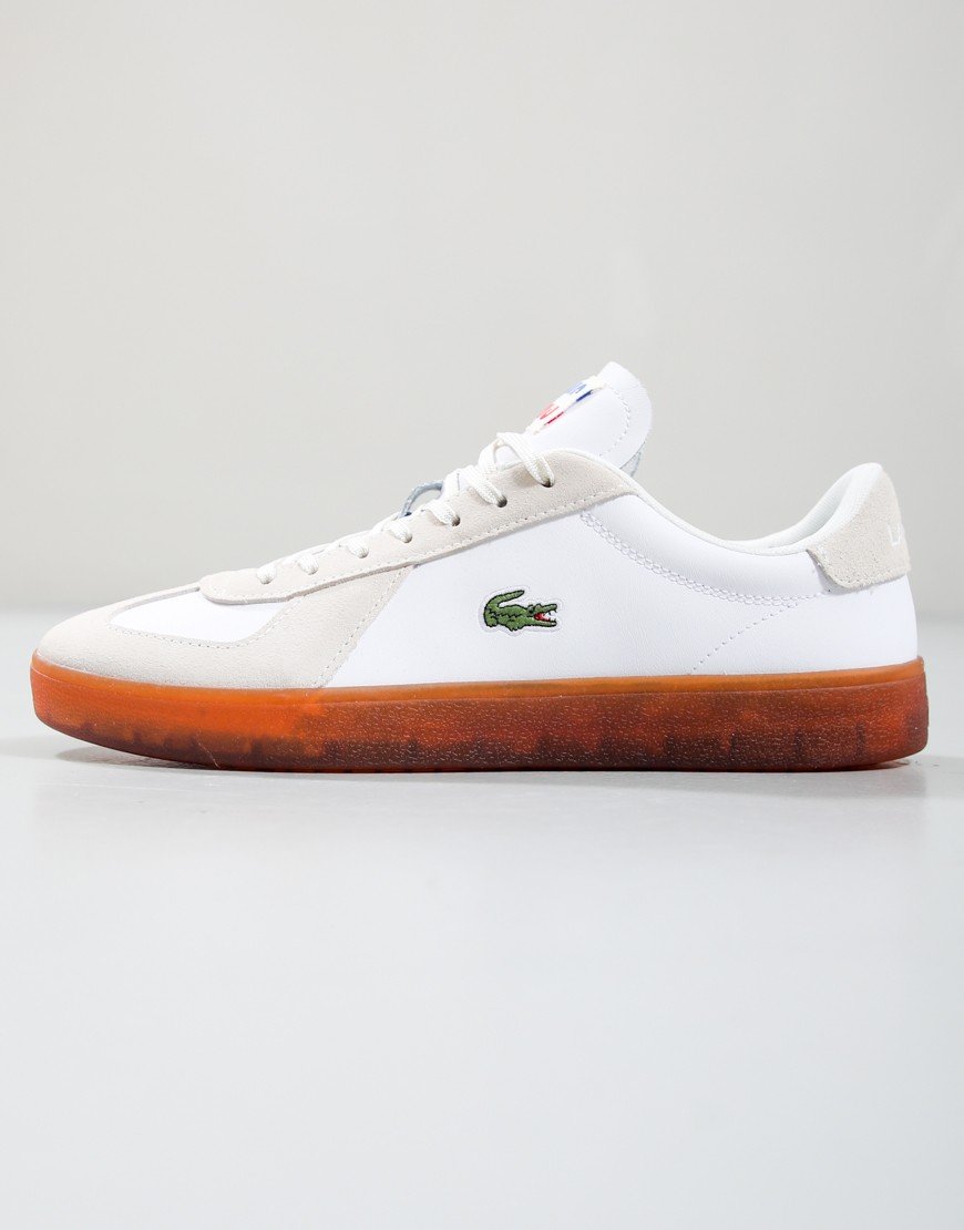 Lacoste Baseshot Pro Trainers White/Gum