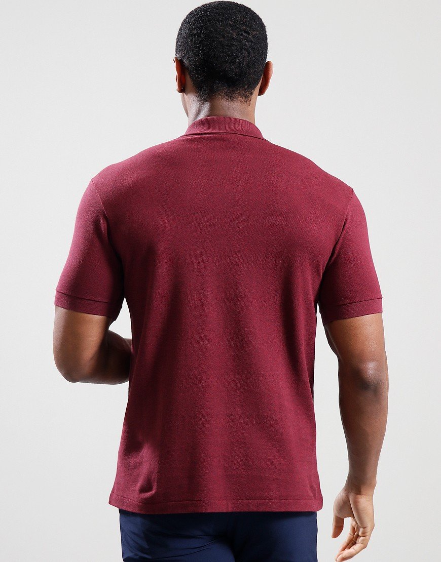 Lacoste Best L1212 Polo Shirt Dark Bordeux