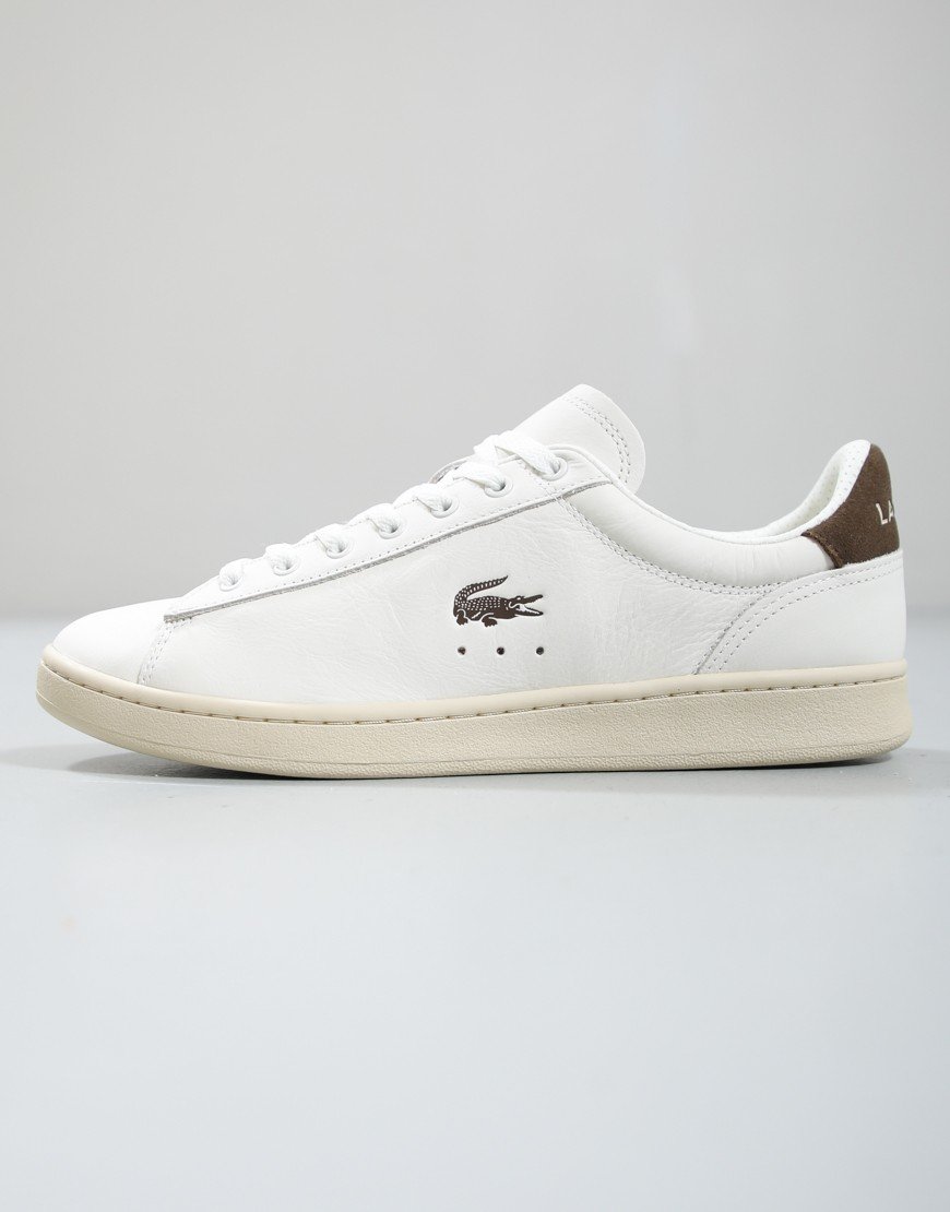 Lacoste Carnaby Set Trainers Off White/Dark Brown
