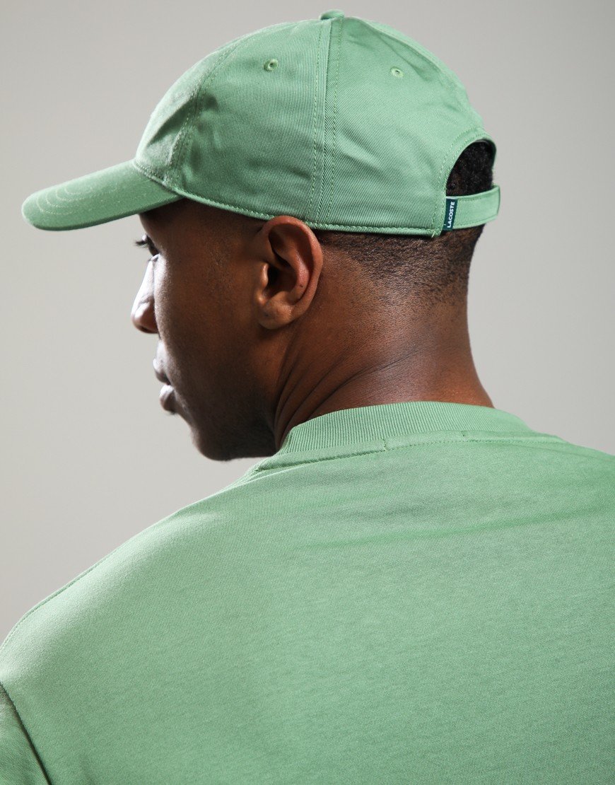 Lacoste Central Croc Cap Lambs Lettuce