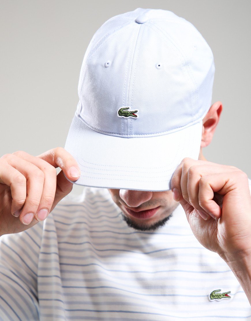 Lacoste Central Croc Cap Light Blue
