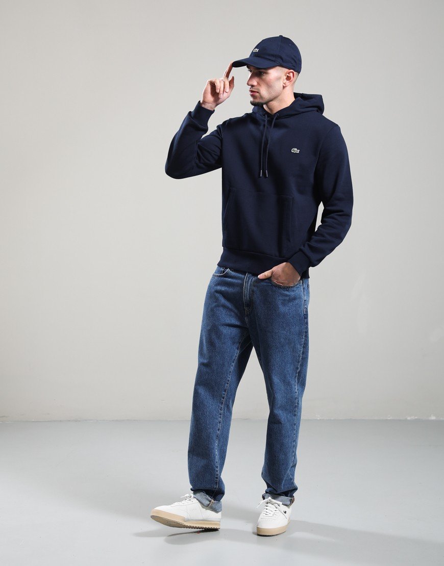 Lacoste Central Croc Cap Navy Blue